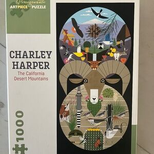 Pomegranate 1000 piece Puzzle - Charley Harper The California Desert Mountains
